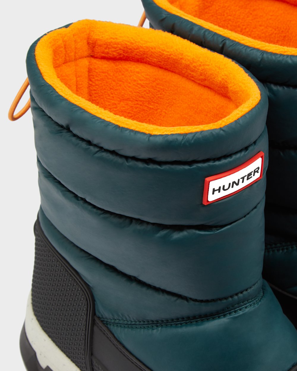 Snow Boots Heren - Hunter Original Insulated Short - Groen/Grijs - 01SDLTMAF